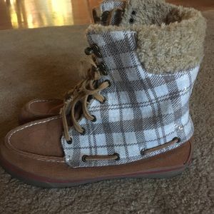 Sperry Plaid Boots